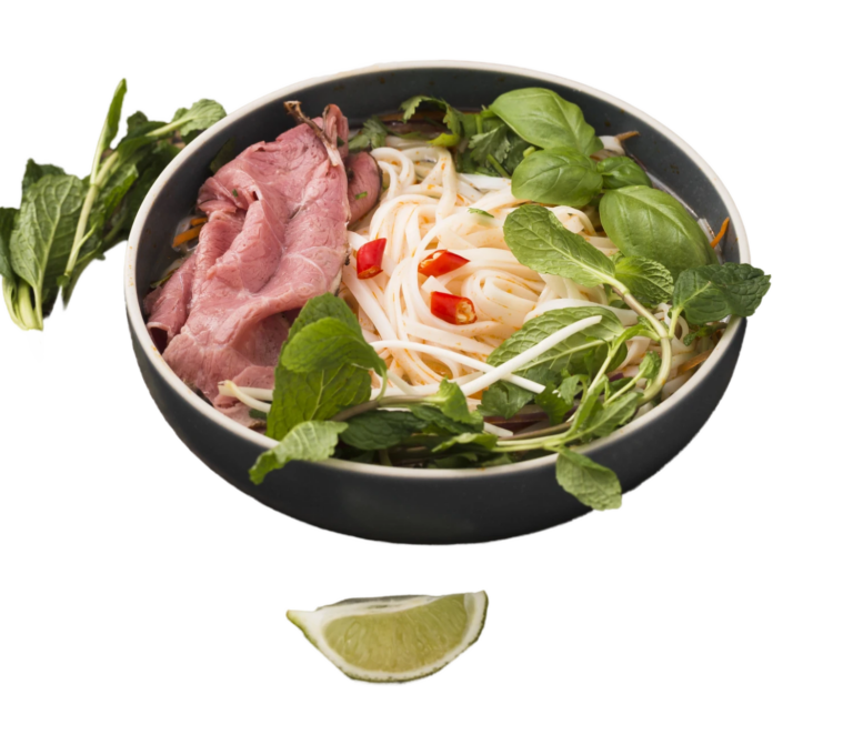 high-angle-vietnamese-dish-with-mint_transparent_Craiyon